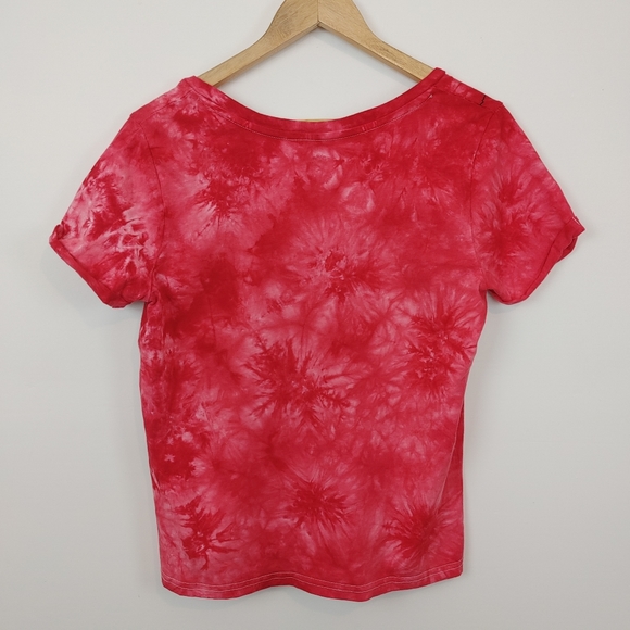 DISNEY | Star Wars Red Tie Dye XS T Shirt - Picture 2 of 6